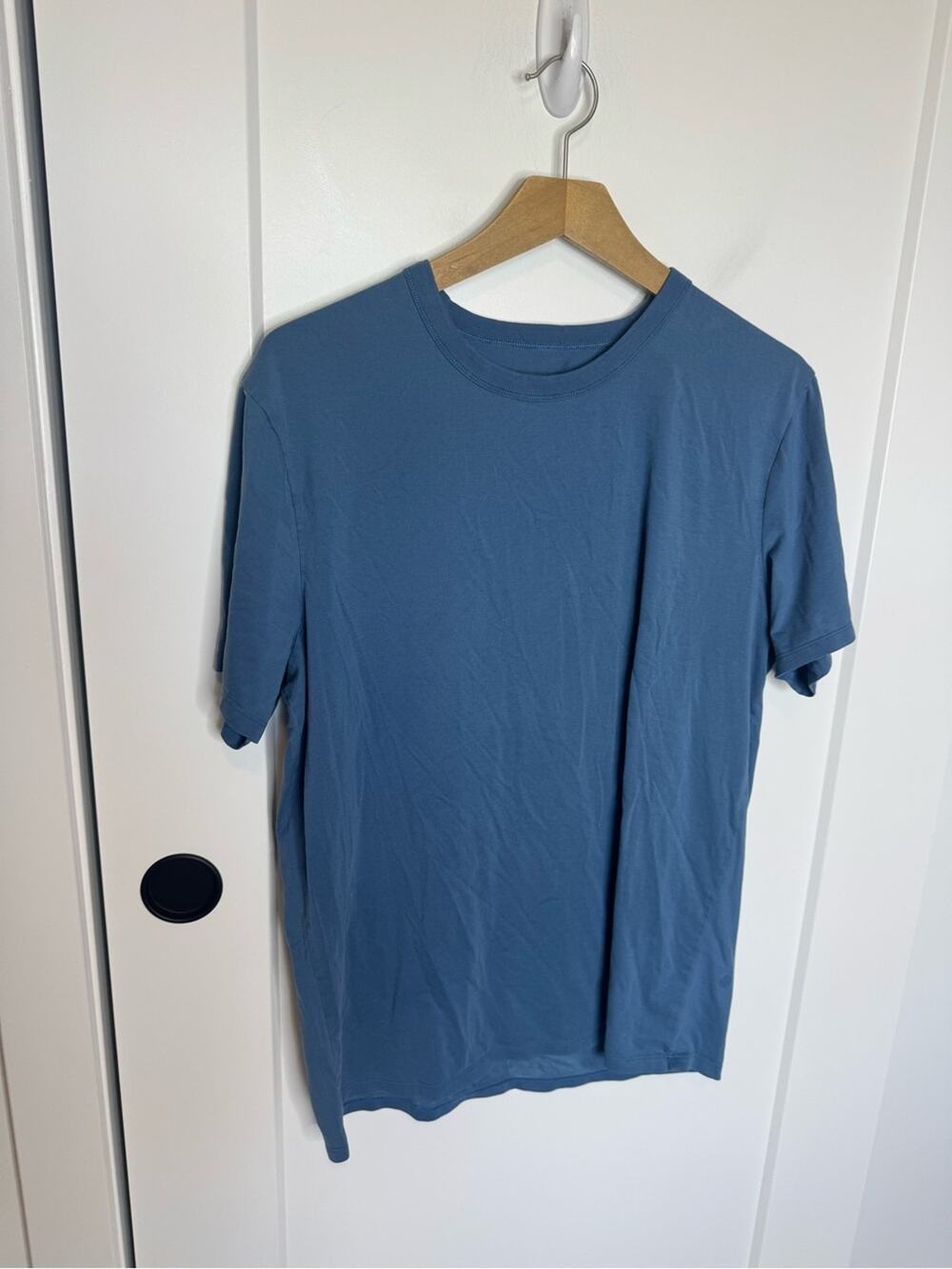 Lululemon The Fundamental Short Sleeve Crewneck T-shirt Lightweight Blue Medium